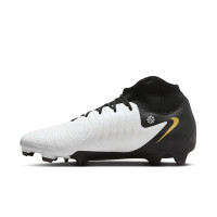 Nike Phantom Luna II Academy Grass/Artificial Grass Football Shoes (MG) Black Off White Gold