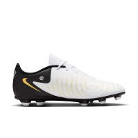 Nike Phantom GX II Club Mad Ready Grass/Artificial Grass Football Shoes (MG) Black Off White Gold