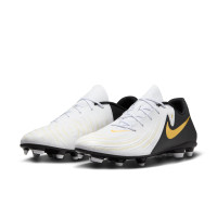 Nike Phantom GX II Club Mad Ready Grass/Artificial Grass Football Shoes (MG) Black Off White Gold