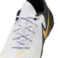 Nike Phantom GX II Club Mad Ready Grass/Artificial Grass Football Shoes (MG) Black Off White Gold
