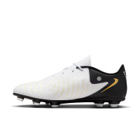 Nike Phantom GX II Club Mad Ready Gras / Kunstgras Voetbalschoenen (MG) Zwart Gebroken Wit Goud