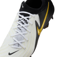 Nike Phantom GX II Pro Mad Ready Gras Voetbalschoenen (FG) Zwart Gebroken Wit Goud