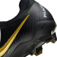 Nike Phantom GX II Pro Mad Ready Gras Voetbalschoenen (FG) Zwart Gebroken Wit Goud