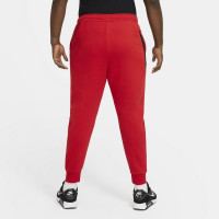 Nike Jogger Tech Fleece Rood Zwart Zwart