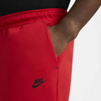 Nike Jogger Tech Fleece Red Black Black