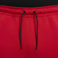 Nike Jogger Tech Fleece Red Black Black