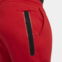 Nike Jogger Tech Fleece Rood Zwart Zwart