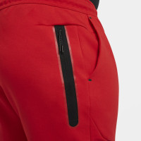 Nike Jogger Tech Fleece Red Black Black