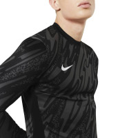 Nike Gardien V Long Sleeve Goalkeeper Shirt Dark Grey Black White