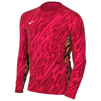 Nike Gardien V Long Sleeve Goalkeeper Shirt Kids Bright Red White