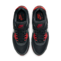 Nike Air Max 90 Sneakers Zwart Donkergrijs Wit Rood