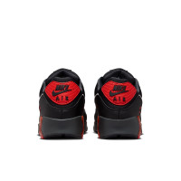 Nike Air Max 90 Sneakers Black Dark Grey White Red
