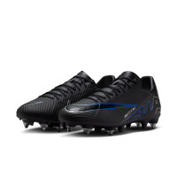 Nike Zoom Mercurial Vapor 15 Academy Shadow Iron Nop Football Shoes (SG) Anti-Clog Black Blue