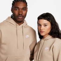 Nike Sportswear Club Fleece Hoodie Beige White