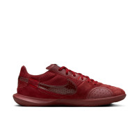 Nike Street Football Shoes Street Gato Burgundy Light Blue