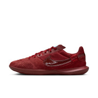 Nike Street Football Shoes Street Gato Burgundy Light Blue