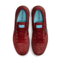 Nike Street Football Shoes Street Gato Burgundy Light Blue