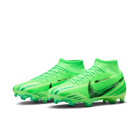 Nike Zoom Mercurial Superfly 9 Academy Grass/Artificial Grass Football Shoes (MG) Bright Green Black Green