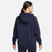 Nike Park 20 Fleece FZ Hoodie Dames Donkerblauw