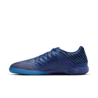 Nike Zaalvoetbalschoenen Lunar Gato II (IN) Donkerblauw Blauw Zwart Rood