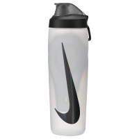 Nike Refuel 710ML Bottle With Straw Grey Black