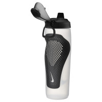 Nike Refuel 710ML Bottle With Straw Grey Black