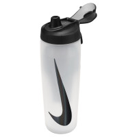 Nike Refuel 710ML Bottle With Straw Grey Black