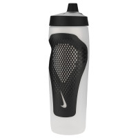 Nike Refuel 710ML Bidon Grip Grijs Zwart Wit