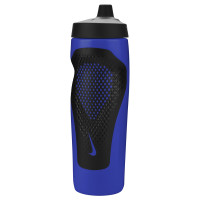 Nike Refuel 710ML Bidon Grip Blauw Zwart Wit