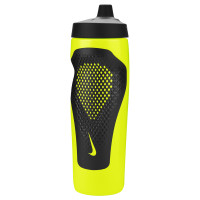 Nike Refuel 710ML Bidon Grip Geel Zwart Wit