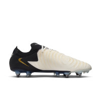 Nike Phantom GX II Elite Mad Ready IJzeren-Nop Voetbalschoenen (SG) Pro Player Zwart Gebroken Wit Goud