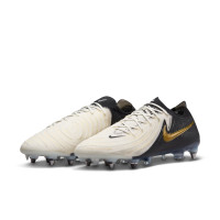 Nike Phantom GX II Elite Mad Ready IJzeren-Nop Voetbalschoenen (SG) Pro Player Zwart Gebroken Wit Goud