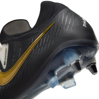 Nike Phantom GX II Elite Mad Ready IJzeren-Nop Voetbalschoenen (SG) Pro Player Zwart Gebroken Wit Goud