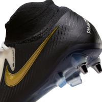 Nike Phantom Luna II Elite Iron Stud Football Shoes (SG) Pro Player Black Off White Gold