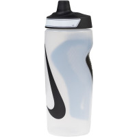 Nike Refuel 550ML Water Bottle Grip Light Grey Black White