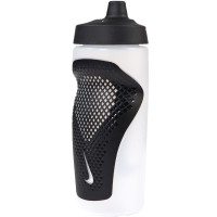 Nike Refuel 550ML Water Bottle Grip Light Grey Black White