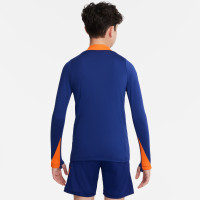 Nike Nederland Strike Trainingspak 1/4-Zip 2024-2026 Kids Blauw