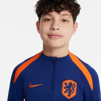 Nike Nederland Strike Trainingstrui 1/4-Zip 2024-2026 Kids Blauw