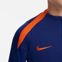 Nike Netherlands Strike Tracksuit 1/4-Zip 2024-2026 Kids Blue