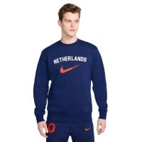 Nike Netherlands Sportswear Club Crew Sweater 2024 2026 Blue KNVBshop