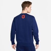 Nike Nederland Sportswear Club Crew Sweater 2024 2026 Blauw KNVBshop