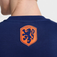 Nike Netherlands Sportswear Club Crew Sweater 2024-2026 Blue