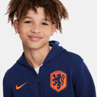 Nike Netherlands Sportswear Club Vest 2024-2026 Kids Blue Orange