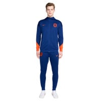 Nike Nederland Strike Trainingspak Hooded Full-Zip 2024-2026 Blauw