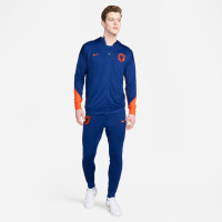 Nike Netherlands Strike Hooded Full-Zip Tracksuit 2024-2026 Blue