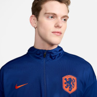 Nike Nederland Strike Trainingspak Hooded Full-Zip 2024-2026 Blauw