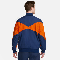 Nike Nederland Strike Anthem Trainingsjack 2024-2026 Blauw Oranje Wit