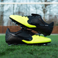 Nike Premier III Gras Voetbalschoenen (FG) Zwart Felgeel