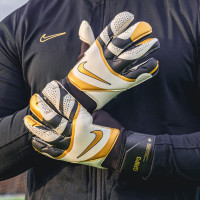 Nike Vapor Grip 3 Goalkeeper Gloves Black White Gold