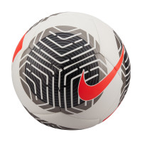 Nike Pitch Voetbal Maat 5 Wit Zwart Felrood